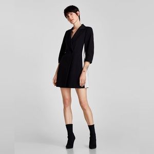 Zara dress with stripes detail